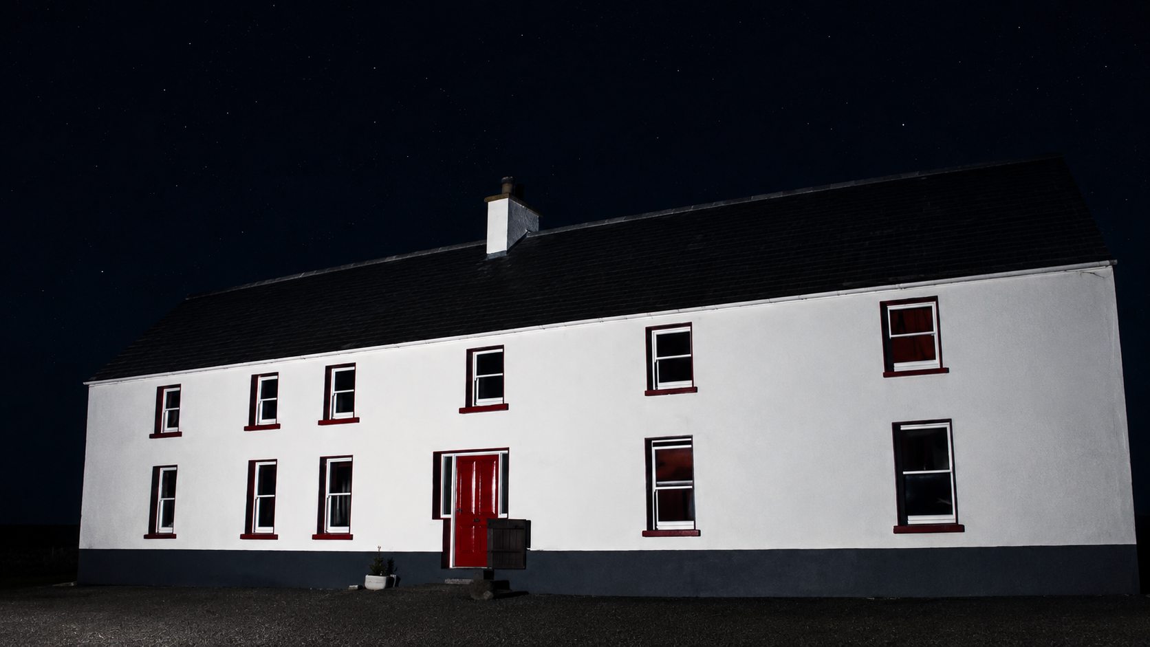 An old-style rural house associated with Poppy Loftus